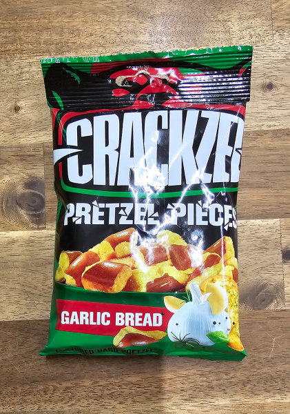 Crackzel Pretzel Pieces Garlic Bread 85g